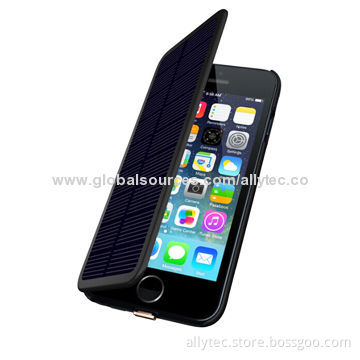 2,800mAh Solar Power Case for iPhone 6, Supports Solar Battery to Charge this Power